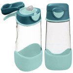 B.box dla dzieci Sportowa butelka tritanowa 450 ml, Emerald Forest