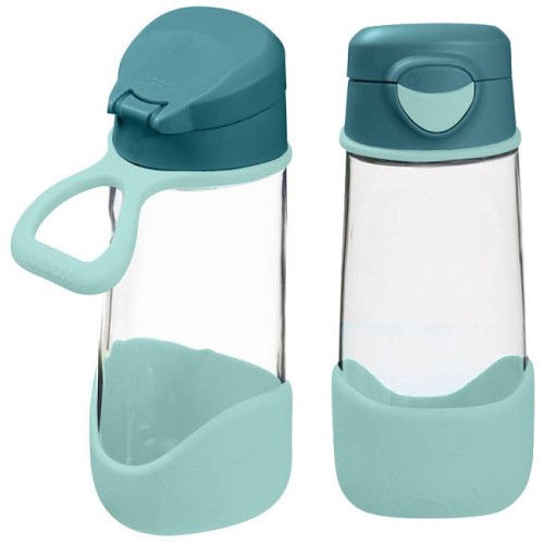 B.box dla dzieci Sportowa butelka tritanowa 450 ml, Emerald Forest