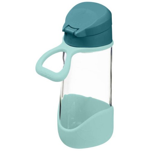 B.box dla dzieci Sportowa butelka tritanowa 450 ml, Emerald Forest