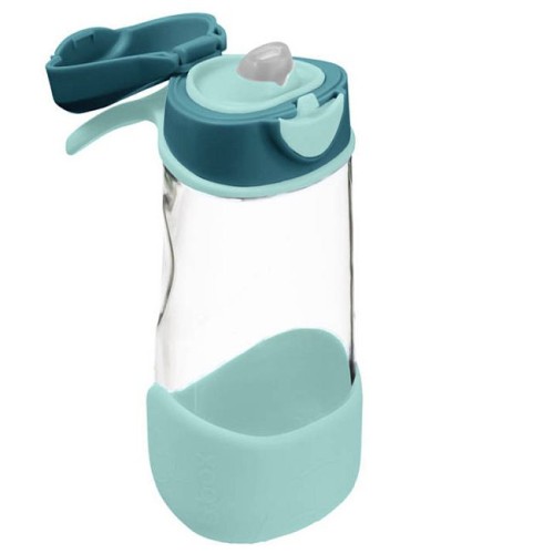 B.box dla dzieci Sportowa butelka tritanowa 450 ml, Emerald Forest