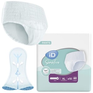 Majtki CHŁONNE dla dorosłych iD SENSITIVE MAXI PANTS 8 kropli rozmiar XL