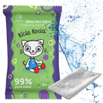 Chusteczki NAWILŻANE dla dzieci KICIA KOCIA 99% CZYSTEJ WODY 24 szt.