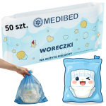 Woreczki ZAPACHOWE worki na ZUŻYTE PIELUCHY - MEDIBED 50 szt.