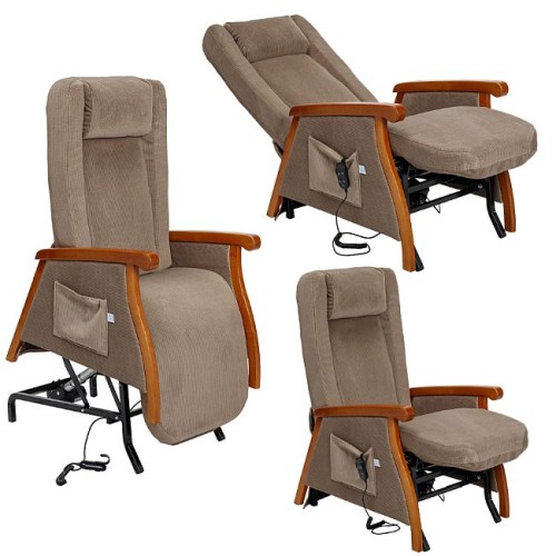 Fotel geriatryczny pionizujący - SCOTTY II kolor BEŻ