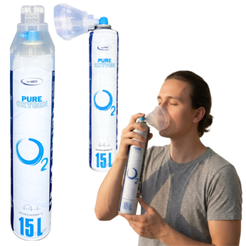 Tlen inhalacyjny 15L w PUSZCE - 99,5%  TLENOTERAPIA - ECOMED