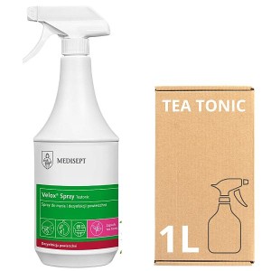 Velox Spray Tea Tonic 1 l Medisept płyn do dezynfekcji powierzchni