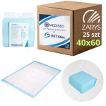 Podkład chłonny z SUPERABSORBENTEM BETAtex 40x60 - 25 szt. / ZARYS