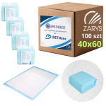 Podkład chłonny z SUPERABSORBENTEM BETAtex 40x60 - 100 szt. / ZARYS