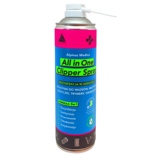 SPRAY do Dezynfekcji Alpinus Medica All in One Clipper 500 ml