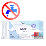 Chusteczki OCZYSZCZAJĄCE do pielęgnacji SKÓRY 80 szt. - SENI SOFT